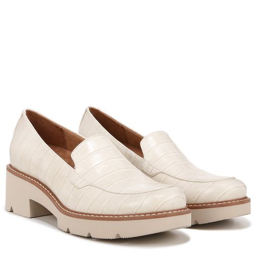 Women's Cabaret Slip On Loafers (Porcelain Croco Faux Leather)