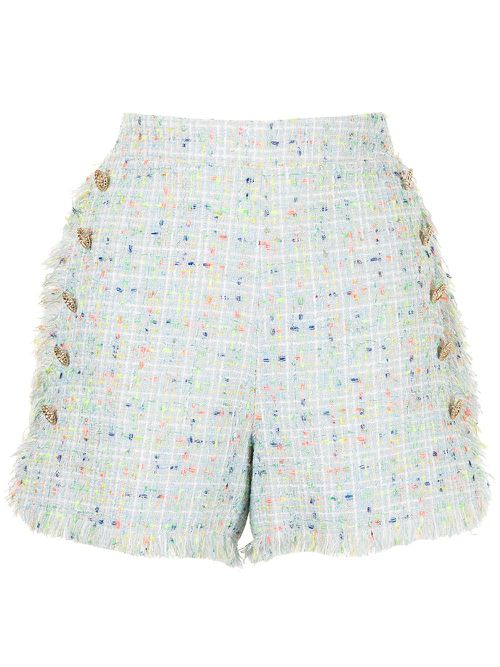 Tweed-style sailor shorts - Multicolour