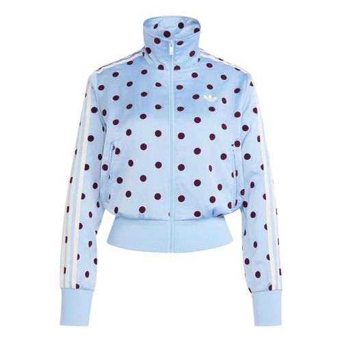 (WMNS) Satin Polka Dots TT Track Jacket 'Clear Sky'