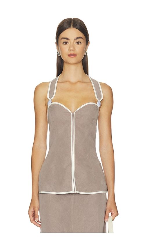 Sancia the issy top en color neutral S tambiÃ©n en XS