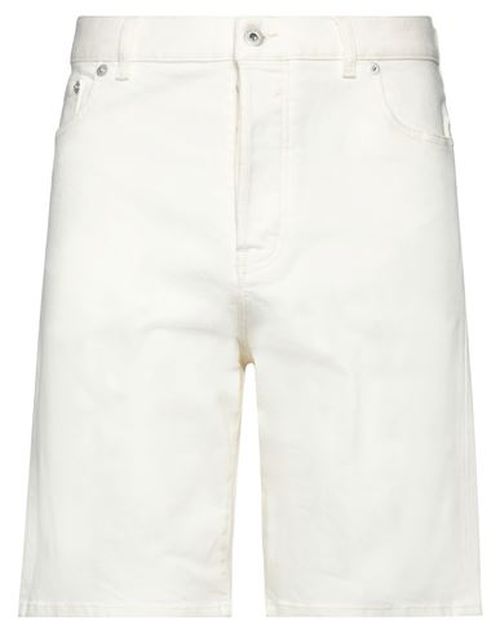 Man Denim shorts Cream