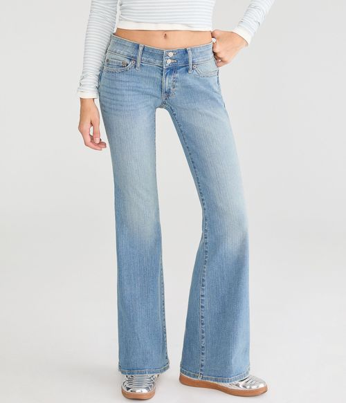 Super Low-Rise Flare Jean