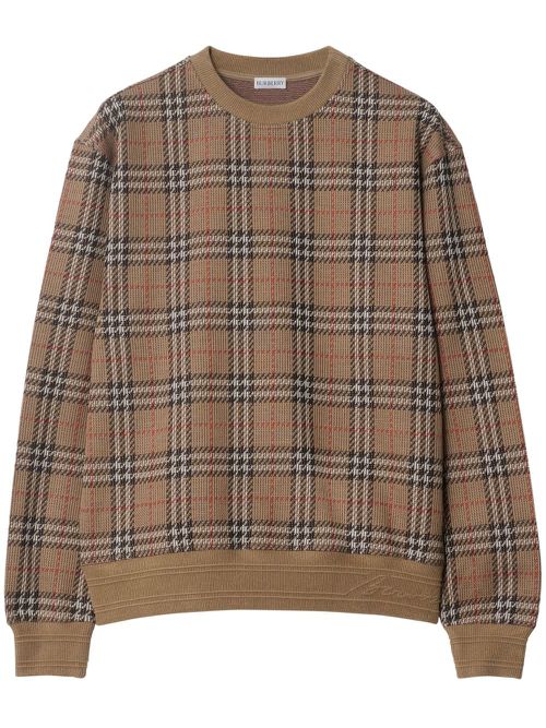 Vintage Check jumper - Brown