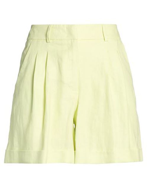 Woman Shorts & Bermuda Shorts Lime green Size 8 Linen