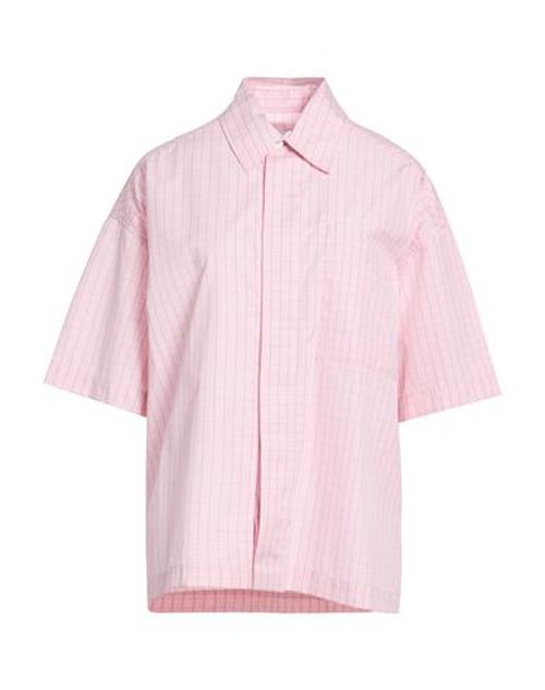 Woman Shirt Pink Size S Cotton