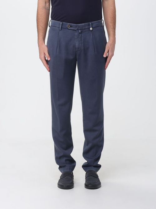 Pants Men color Blue