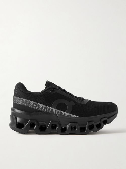 Cloudmster 2 Rubber-trimmed Mesh Sneakers - Black