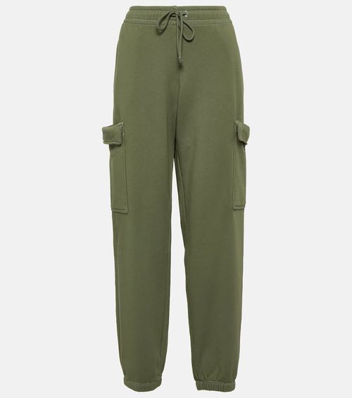 Cargo cotton jersey sweatpants