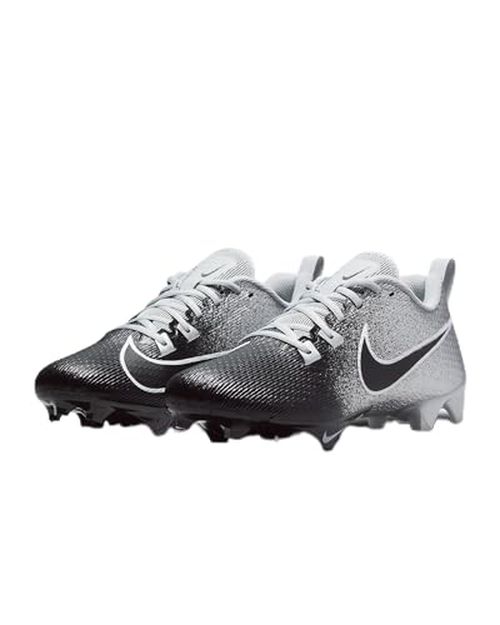 Nike Vapor Edge Speed 360 2 Football Cleats (Metallic Silver/Black-White, US Footwear
