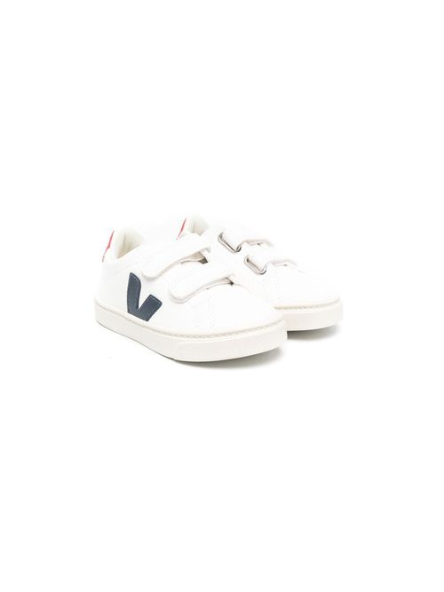 V-12 touch-strap sneakers - White