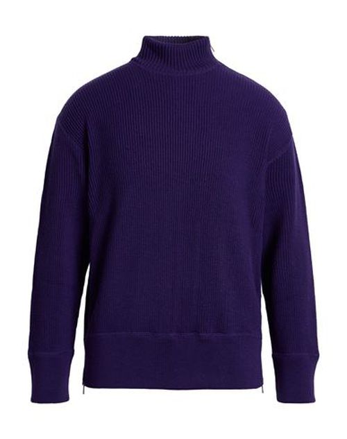 Man Sweater Purple Size XL Wool, Acrylic