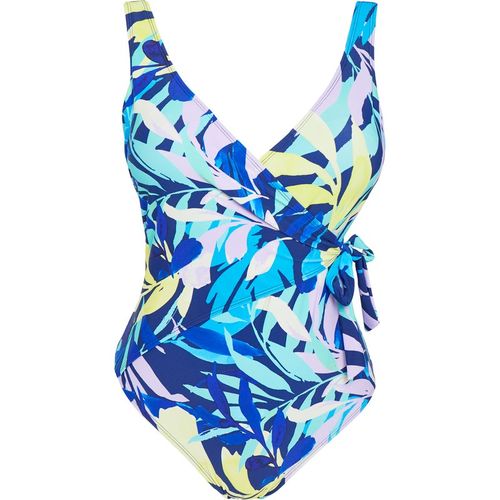 Leaf Wrap Over Swimsuit