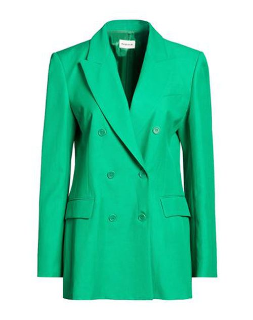 P. a.r. o.s. h. Woman Blazer Green Size M Viscose, Linen