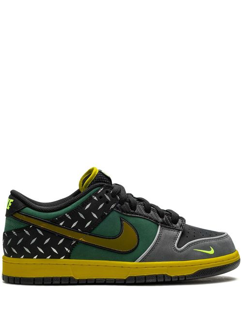 X DOAF Dunk Low "What The Duck- University of Oregon Home" sneakers - Green