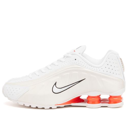 Nike Women's Shox R4 W Sneaker in White/Phantom/Red