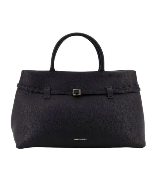 Leather tote bag