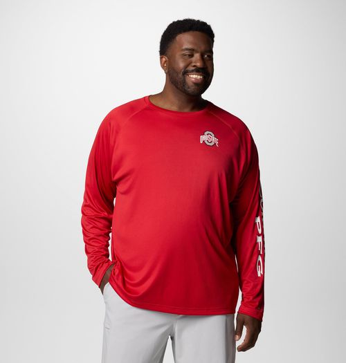 Men's Collegiate PFG Terminal Tackle Long Sleeve Shirt - Big - Ohio State-