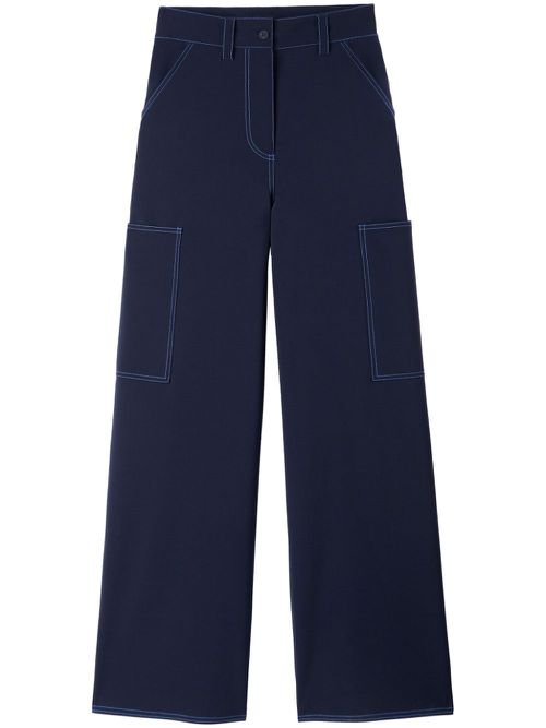 Loose-fit trousers - Blue