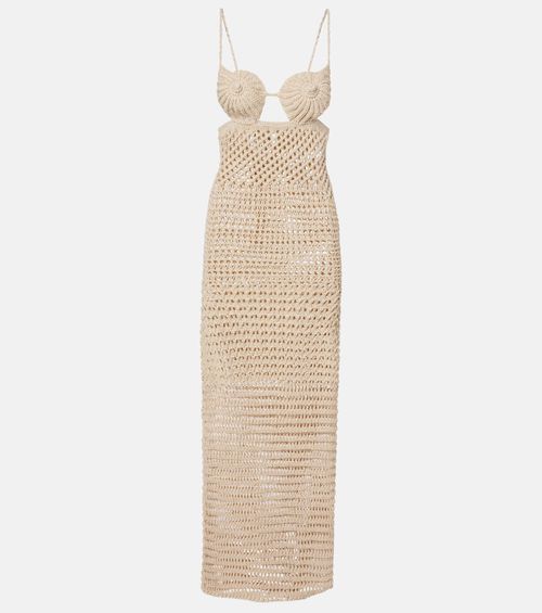 The Sound Of The Sea crochet maxi dress
