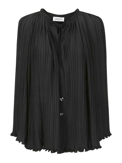 Pleated blouse
