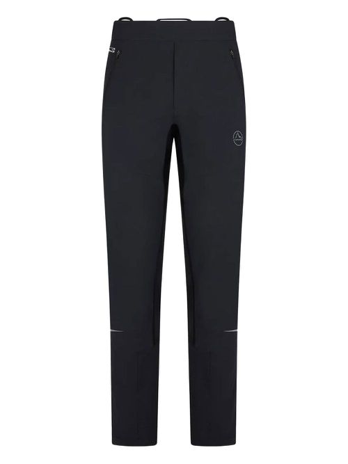 Logo-print trousers - Black