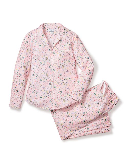 Women's Twill Pajama Set in Vintage Sweets