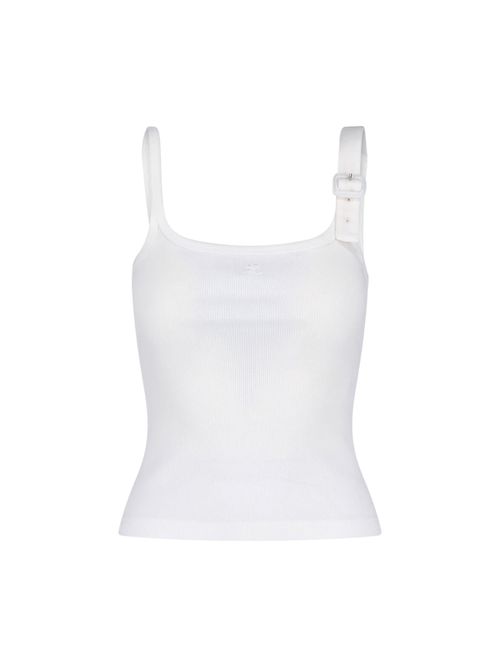 Courrèges Lightweight Stretch Cotton Top
