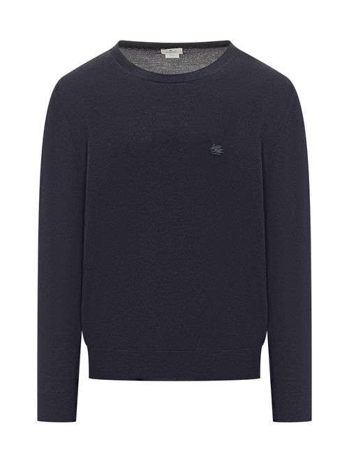 Navy Blue Logo Sweaters