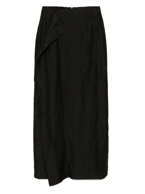 BONDI BORN Bormio maxi skirt - Black