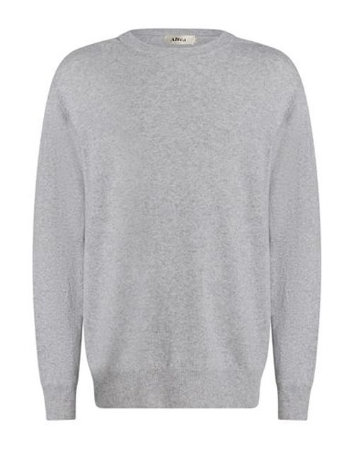 Man Sweater Light grey Size L Virgin Wool, Cashmere