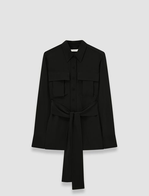 Yas Crepe de Soie Silk Shirt - 38