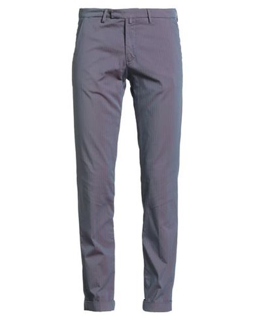Man Pants Mauve Size 34 Cotton, Polyester, Elastane