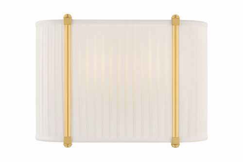 Aged Brass Wall Sconce from the Cornell Collection