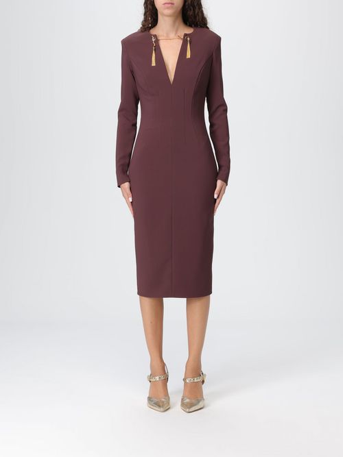 Dress Woman color Wine