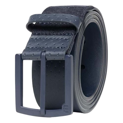 Men's Pilatus 2.0 Leather Hybrid Stretch Belt 34 Blue Nights