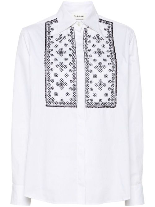 Embroidered shirt - White