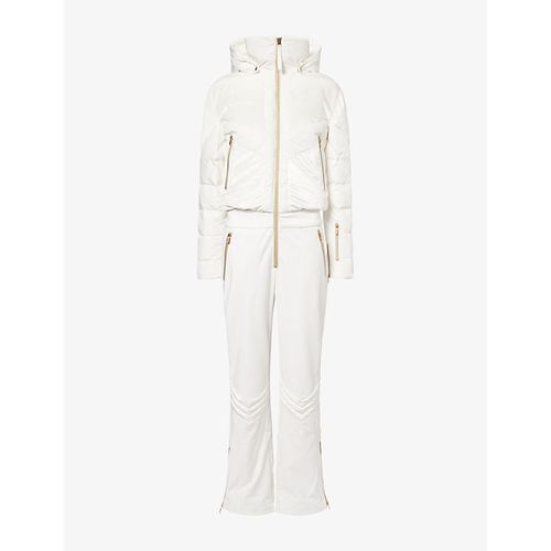 Womens Black Chevron Ski Suit