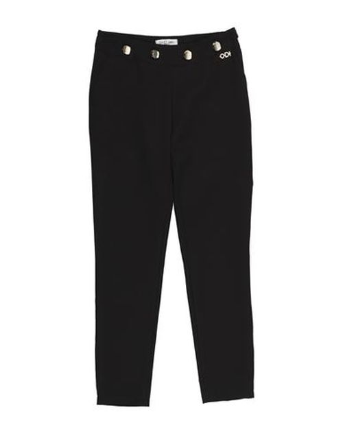 Junior Kid Girl Pants Black Size 10 Polyester, Elastane
