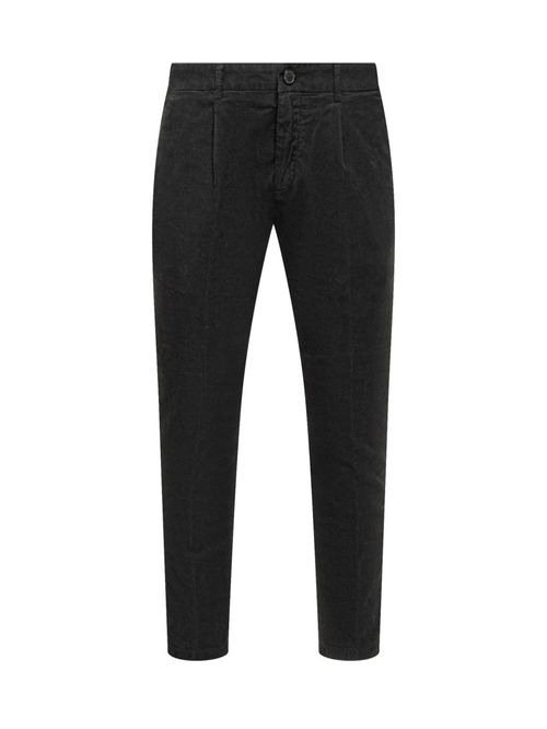 Black Pleated Chino Pants