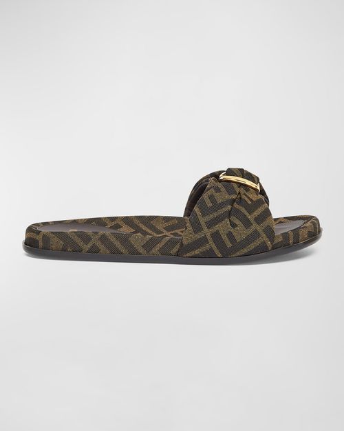 FF Jacquard Flat Slides