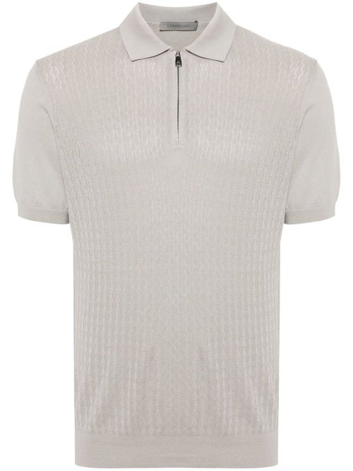 Cotton polo shirt - Neutrals