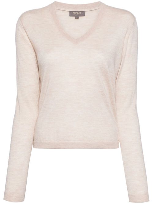 Superfine cashmere top - Neutrals