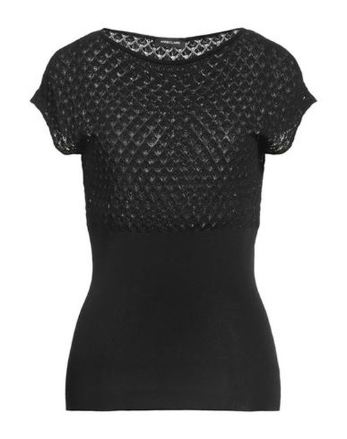 Anneclaire Woman Sweater Black Size 6 Viscose, Polyamide