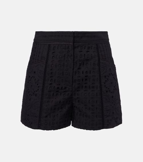 Fabian embellished cotton shorts