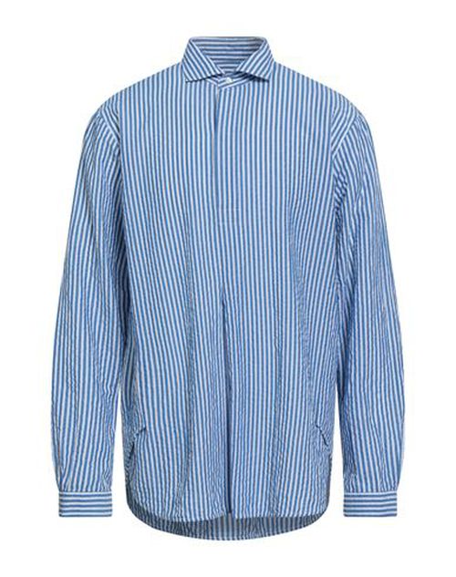 Man Shirt Blue Size 15 ¾ Cotton, Linen