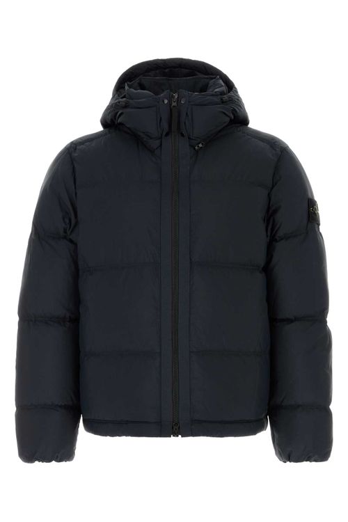 Quilted Down Down Jacket — Black