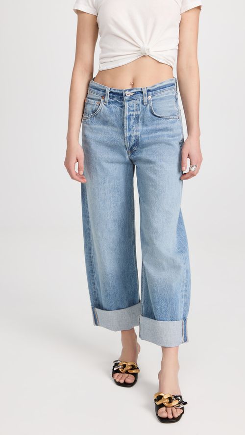 Ayla Baggy Cuffed Crop Jeans