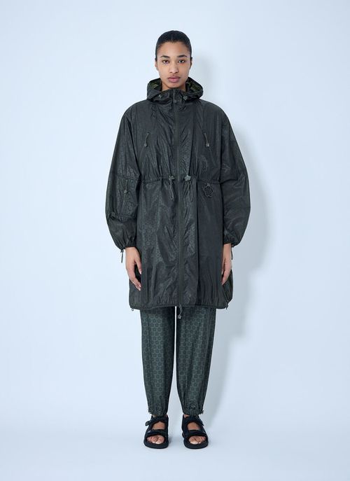 Hooded Parka In Technical Fabric