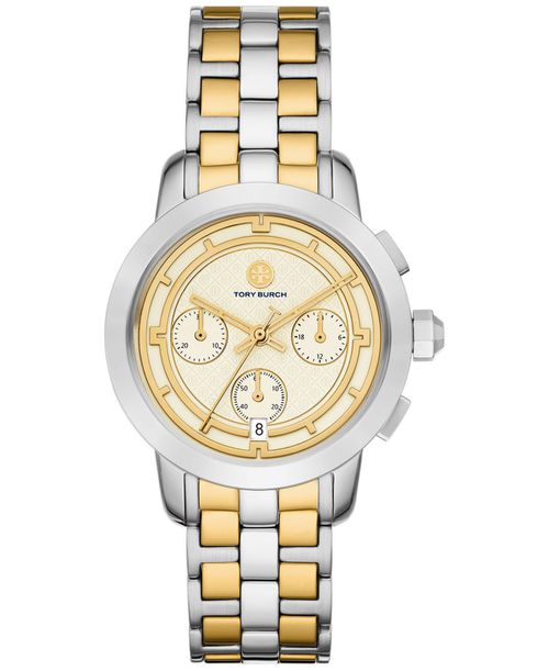 Women's Chronograph Two-Tone Stainless Steel Bracelet Watch 37mm - Multicolor