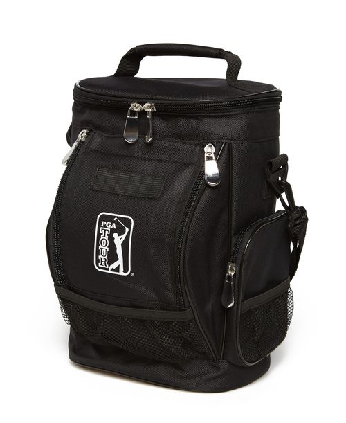 PGA TOUR 10 Can Insulated Golf Cooler Bag, Caviar/Black, 100% Polyester | Golf Apparel Shop
